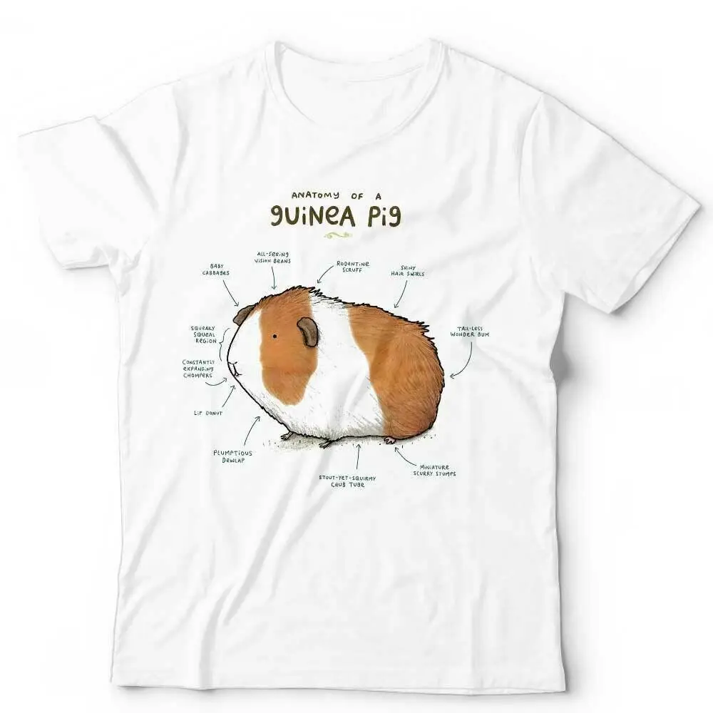 

Anatomy Of A Guinea Pig Tshirt Unisex & Kids Funny Humour Retro Vintage Pet