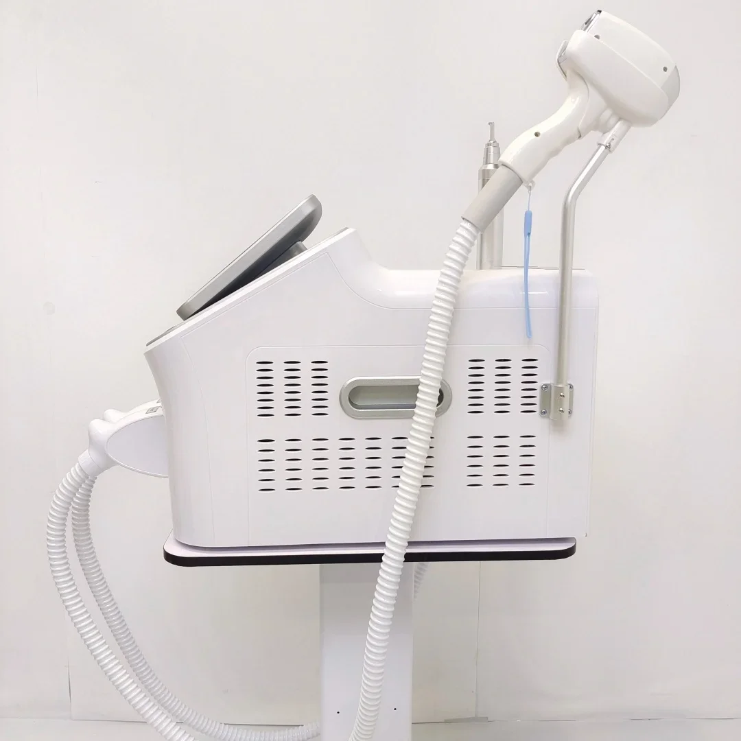 2026 NEW 4500W 2 IN 1 Soprano Titanium Ice Platinum Diode 4 Wavelength 755 808 940 1064nm Laser Hair Removal Machine Painless
