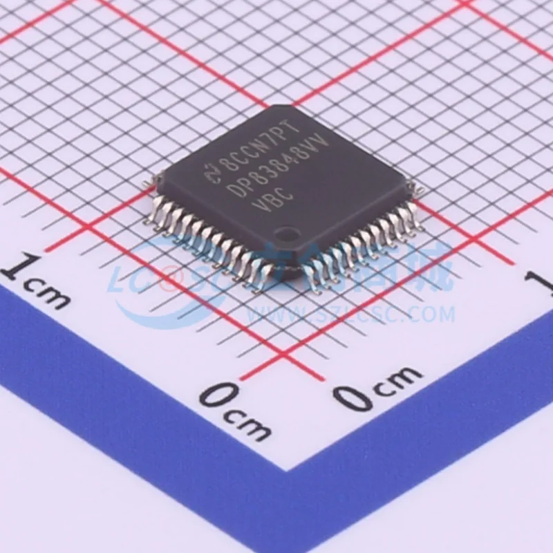 

1 PCS/LOTE DP83848CVV DP83848CVVX DP83848CVV/NOPB DP83848CVVX/NOPB DP83848VV LQFP-48 100% New and Original integrated circuit