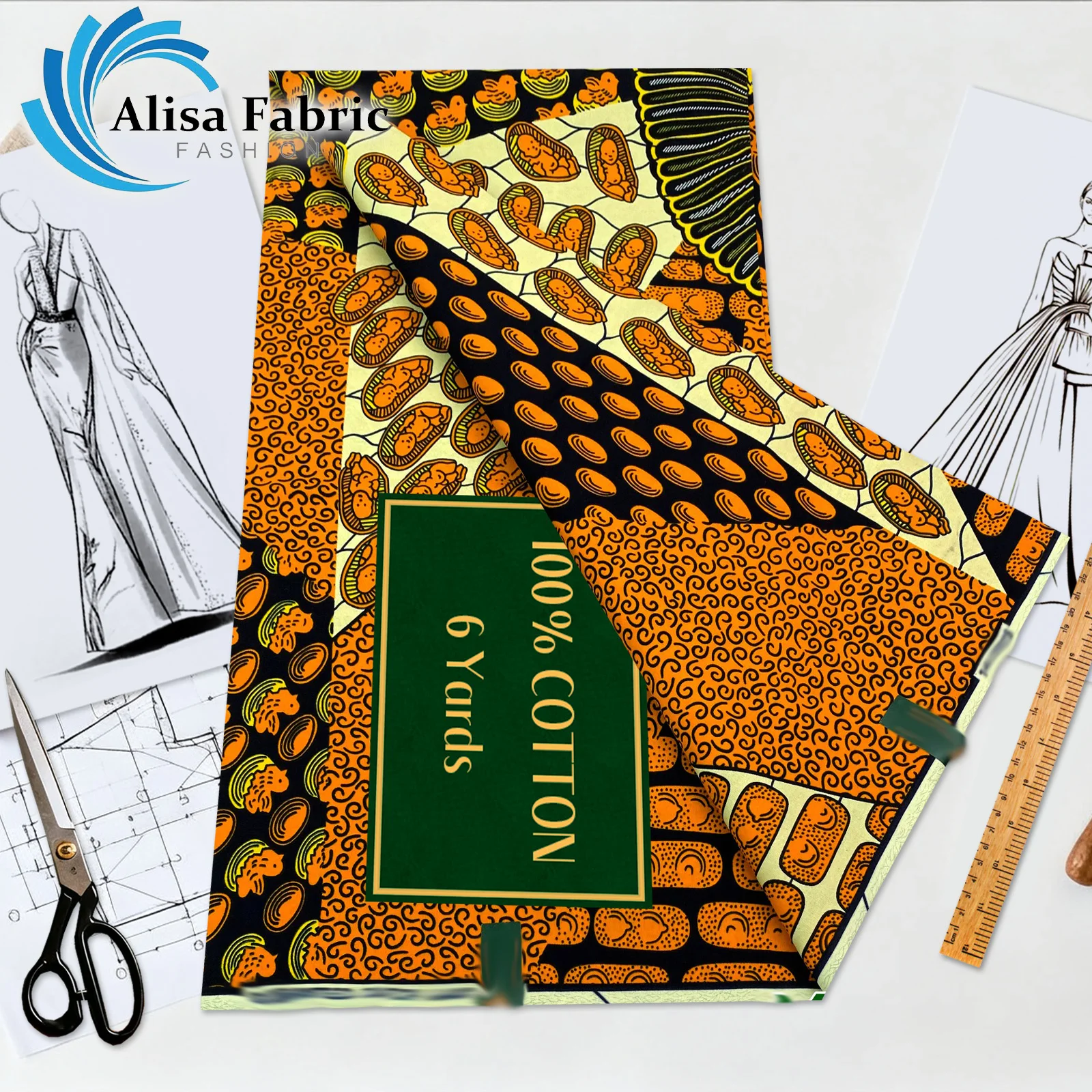 

Новые поступления, супер ткань, африканская восковая ткань, 6 ярдов, новейшая африканская восковая ткань с принтом Анкара для свадьбы