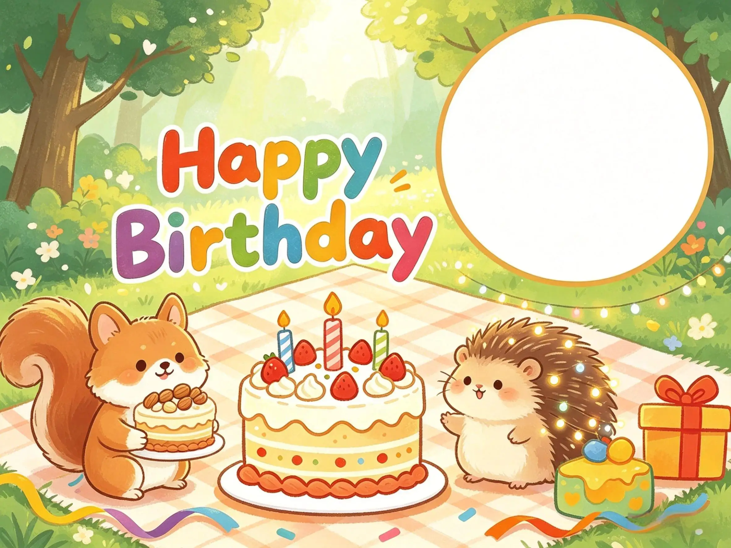 

Custom Photo Happy Birthday Backdrop, Cartoon Animal Party Banner, Personalized Kids Decoration, DIY Name Background Cloth