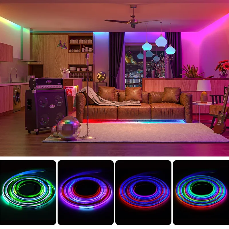 LED Light Strip Bluetooth APP 24 Key Remote Control 5V USB RGB Lights Flexible LED Lamp Tape Ribbon RGB TV Desktop Diode Tape