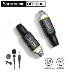 Saramonic Blink800 B1 5.8GHz Digital Wireless Microphone System with 3.5mm TRS Audio Output Cable for DSLR Mirrorless Cameras