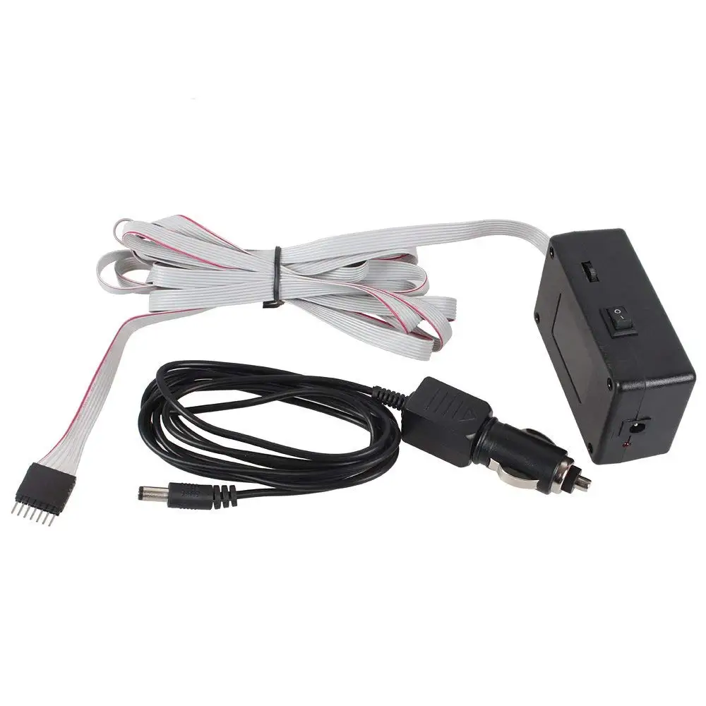 Niscarda-Kit de lampe au néon LED bleue pour voiture, musique, flash, capteur activé par le son, égaliseur, autocollant de pare-brise arrière, style