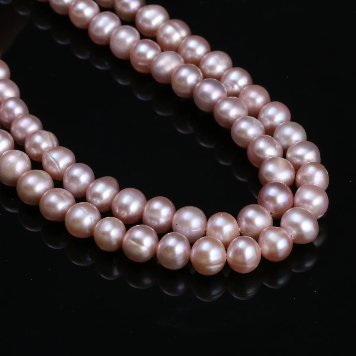 Potato Shaped Pearls 6-7mm AAA High Quality Natural Freshwater Pearls Spacer Beads for Jewelry Making DIY Necklace Accessories