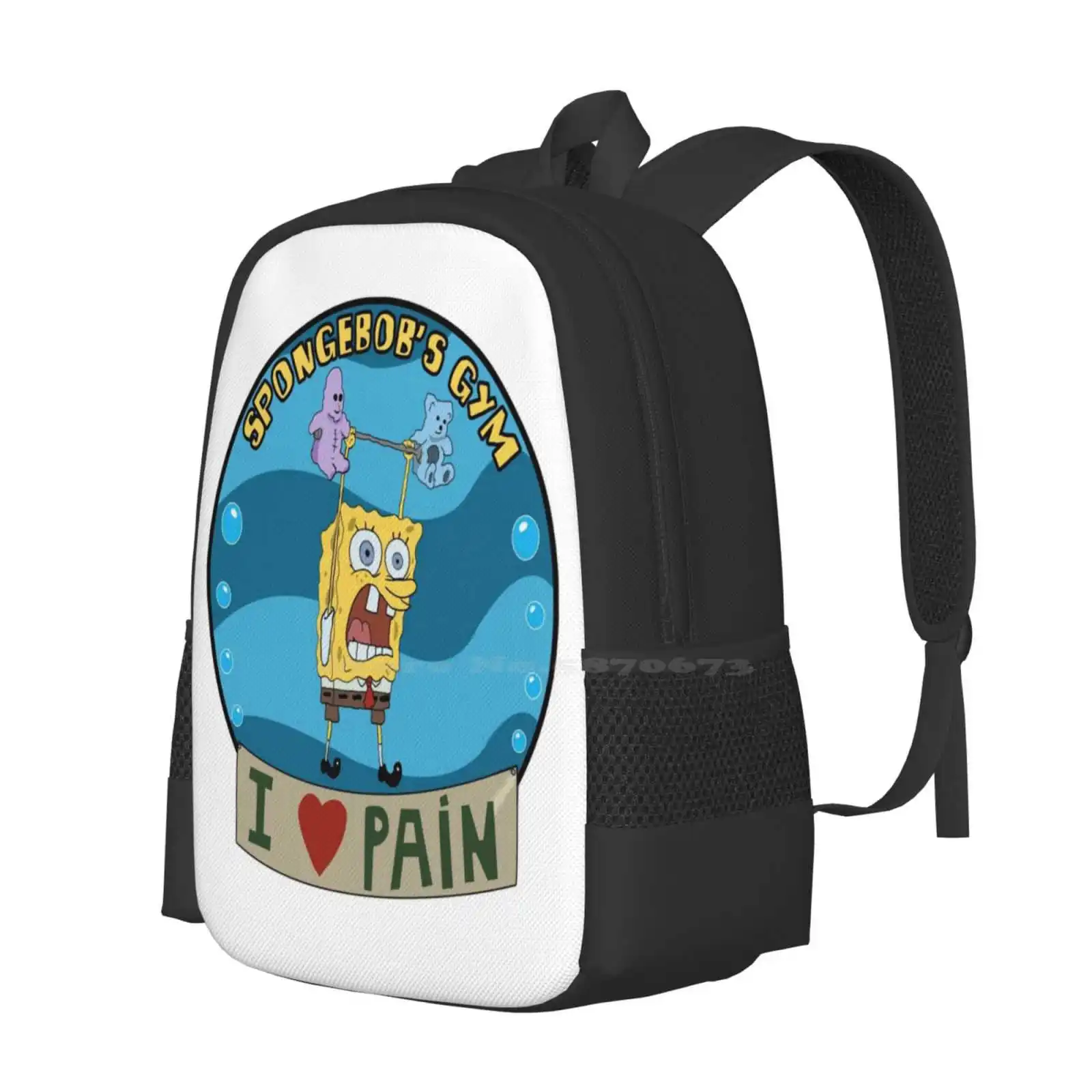 Gym School Bags For Teenage Girls Laptop Travel Bags Gym Workout Cardio Pain Gain Weight Cute Funny Series Top Seling Teen Leg