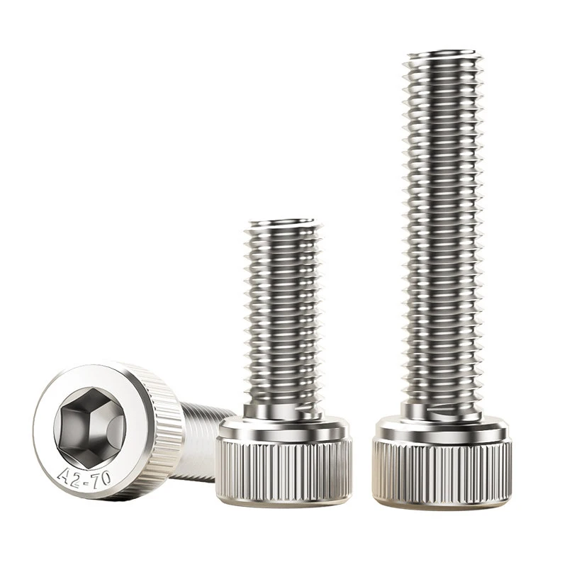 Anti-Rust 304 Stainless Steel Ultra Thin Low Head Hexagon Socket Bolts, Extra Long Extension Allen Screws M6~M12