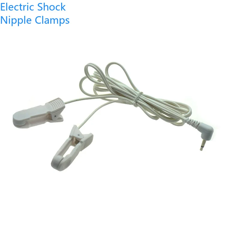 Electrical Stimulation Nipple Clitoris Clamps Flirting Toy Conductive Clip Fetish Sex Toys New Arrival Electric Shock Estim