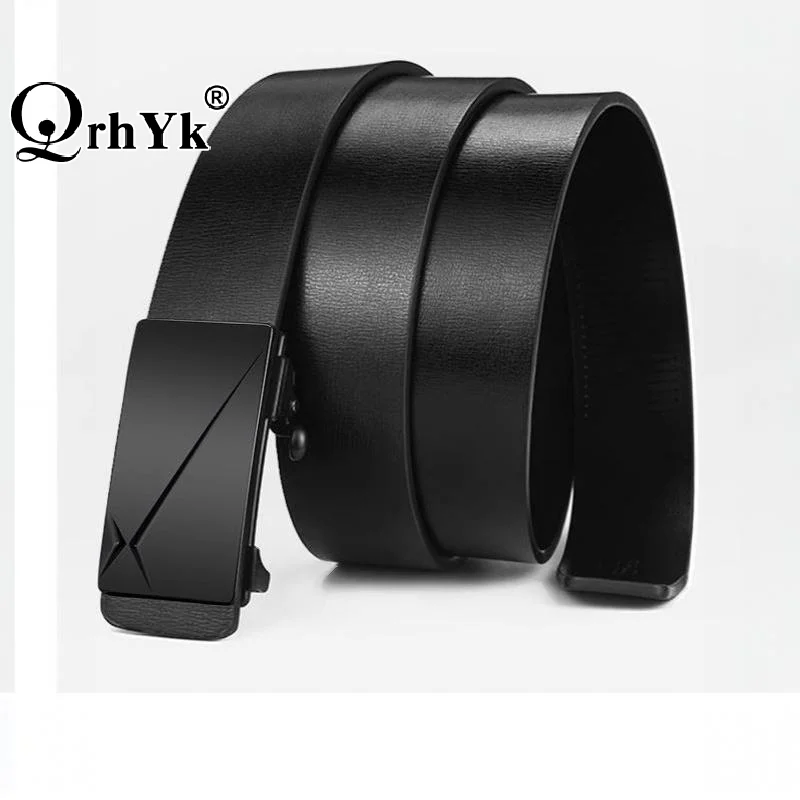 1Pcs PU Men's Inner Wear Belt Minimalist And Stylish Automatic Buckle Belt Perfect For Casual And Business Occasions