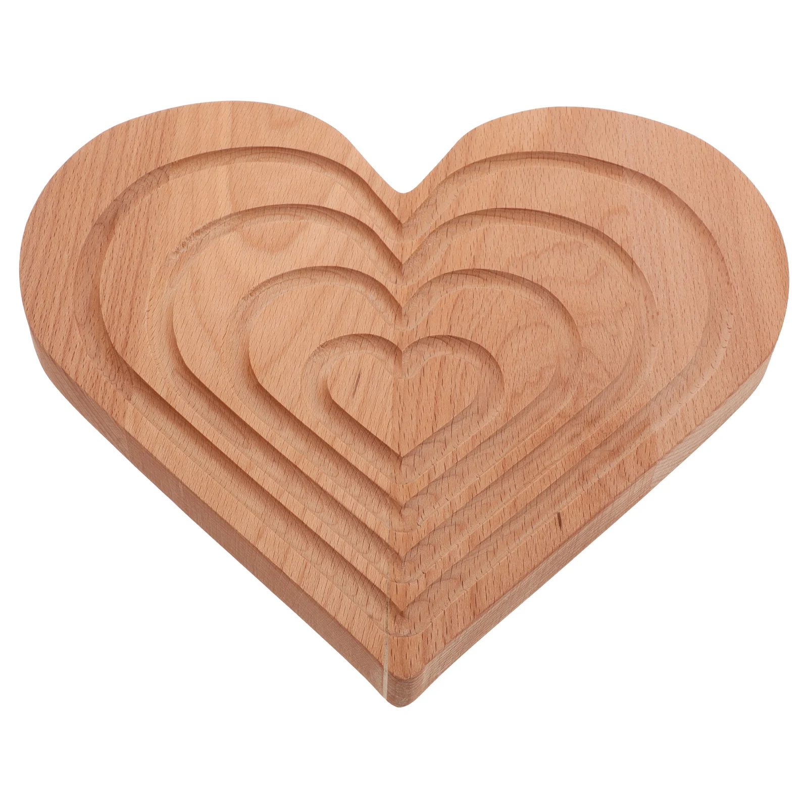 

Heart Shape Bread Tray Wooden Serving Plate For Dessert Fruit Cake Display Wood Fruit Tray Coffee Table Decorative Board