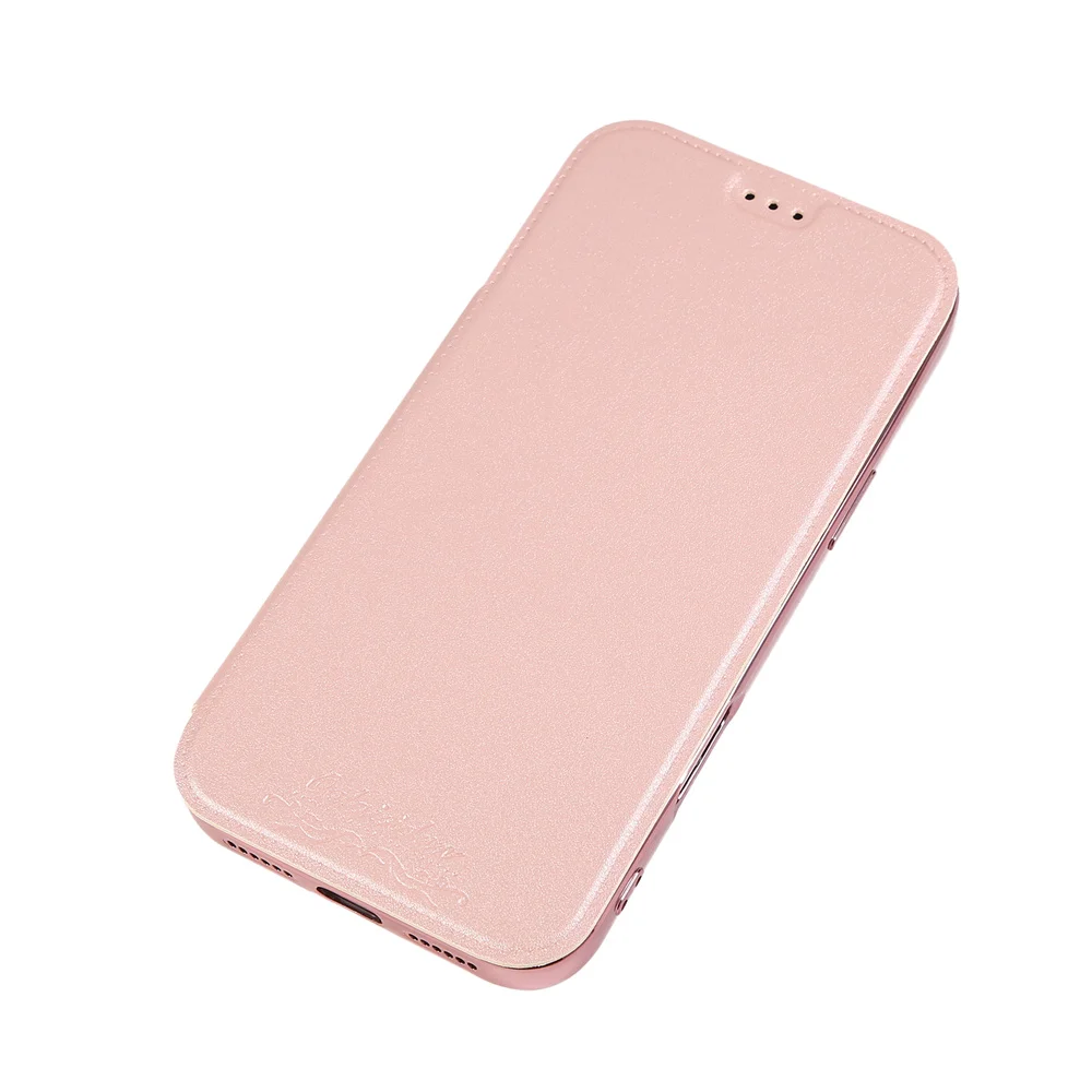 Luxuriöse transparente Flip-Lederhülle mit Kartenfächern für iPhone 18 16 17 Pro Max 14 15 13 12, plattierte weiche Silikonhülle – Detail 6