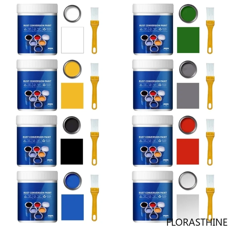 X7XD Rust Transformation Metal Paint Creates Moisture Proof Barrier with Formula for Corroded Surfaces in Light Low