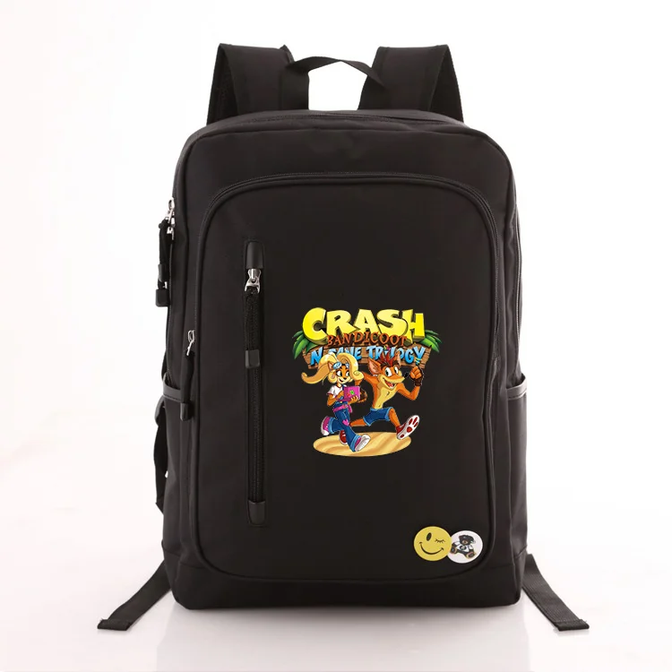 

Game Crash Bandicoot Men's Backpack Multifunctional Waterproof Bags For Male Business Laptop Backpacks Teenager Travel Bag