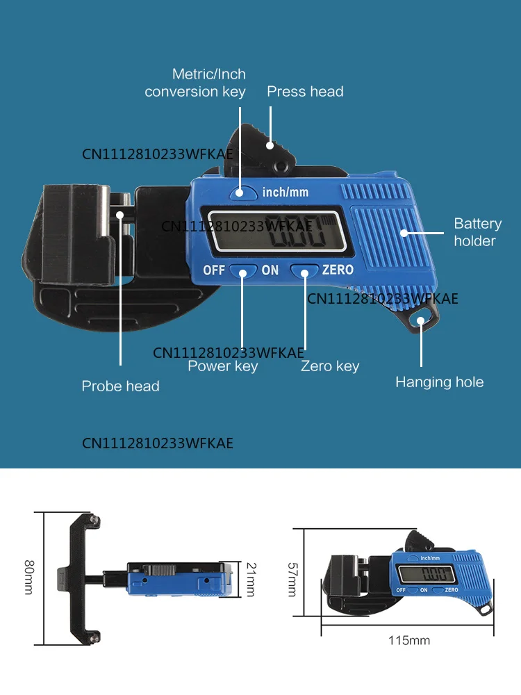 3D Printer Parts Timing Belt Elastic Tensiometer Synchronous Opening Rubber Belt Tension Meter Tester Stiffness Detection 2GT