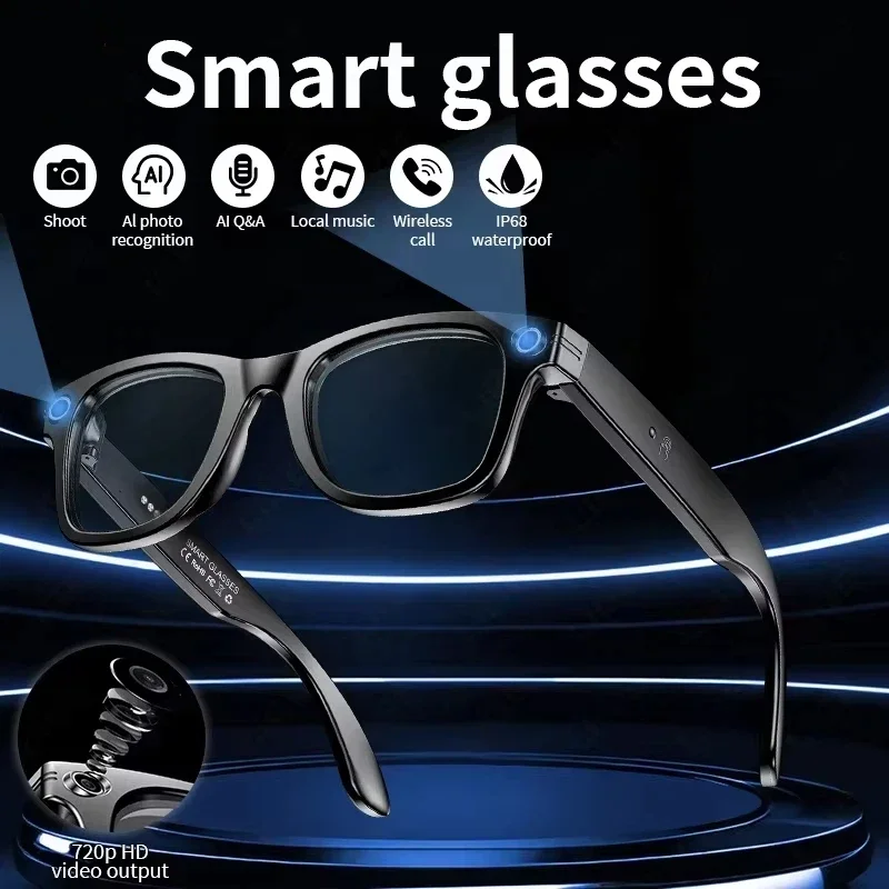 SONY 200W AI Smart Camera Glasses 200MP Bluetooth Glasses Call Playing Music Object Recognition AI Translation Multifunction