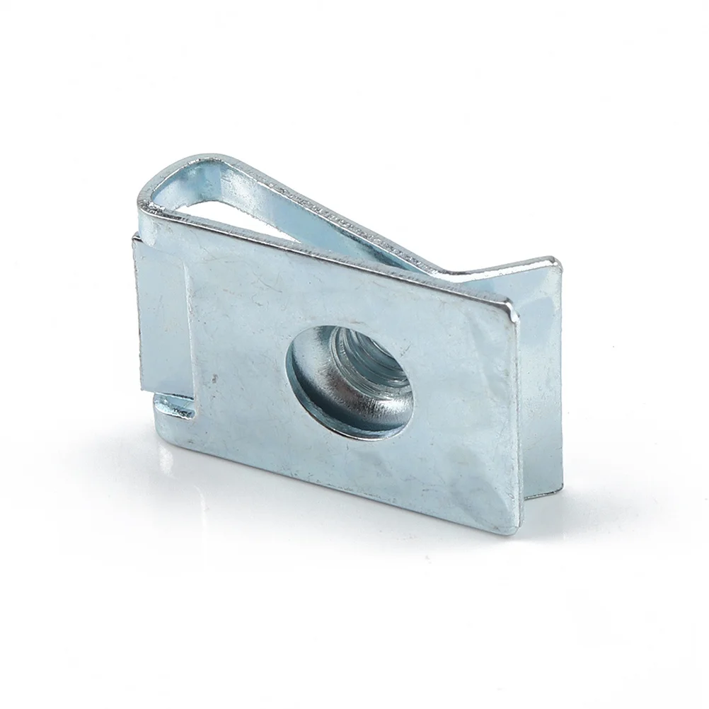 

50pcs M5 Nut Fasteners For Panel Spire U Clip Manganese Steel Self Tapping Motorcycle U Nut Clamp Automotive Interior