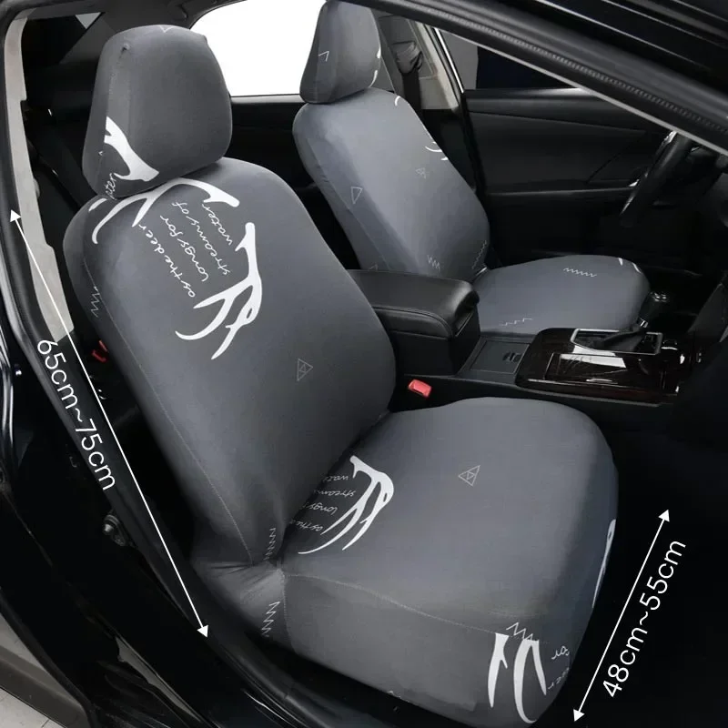 Universal Elastic Fabric Car Seat Cover Washable Dustproof All Inclusive Seat Protective Cover for Most Car Interior Accessories