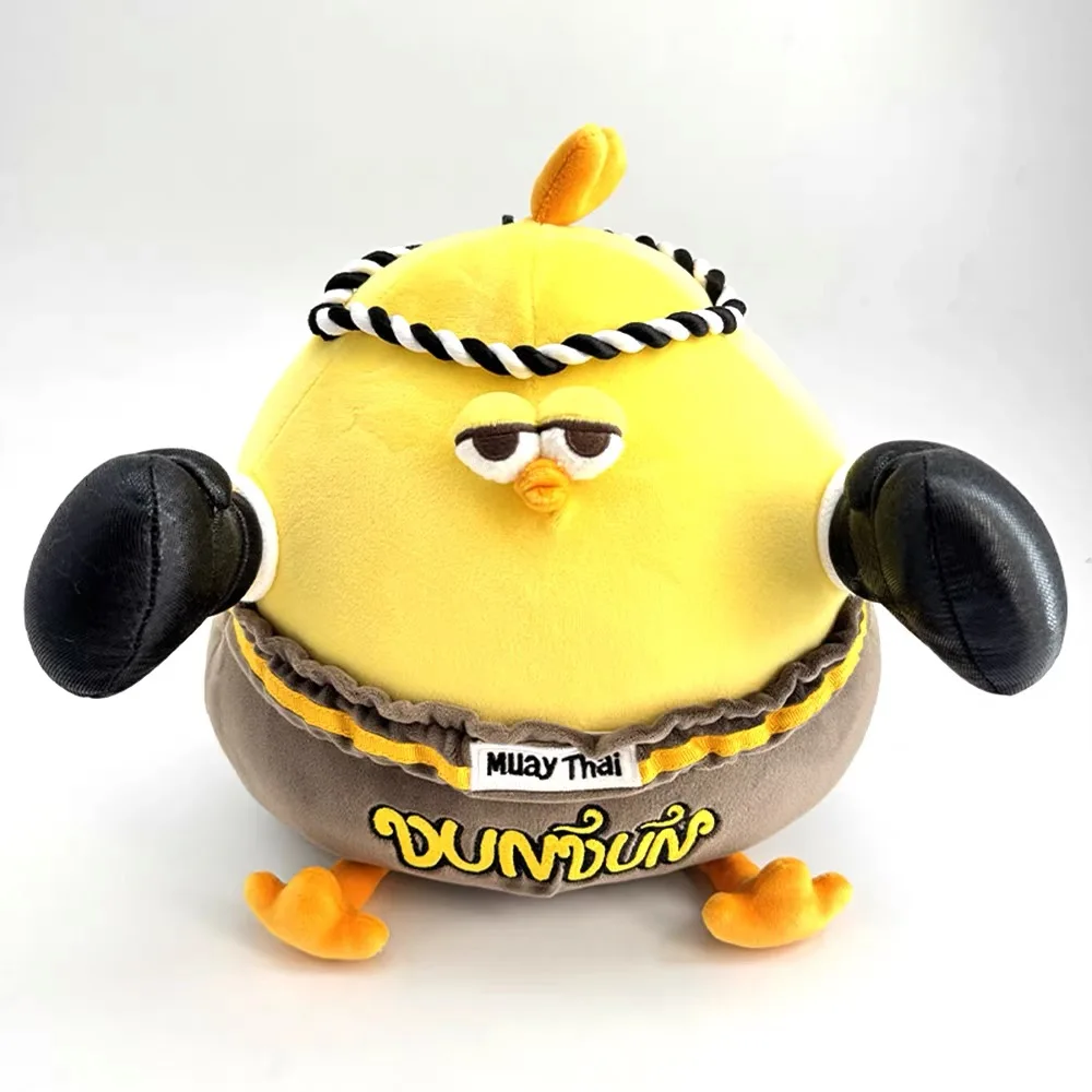 

MINISO Бокс Дун Курица и матери Курица Муай Тай Истребитель Плюшевая игрушка Очаровательная мягкая подушка в виде животного Подарок