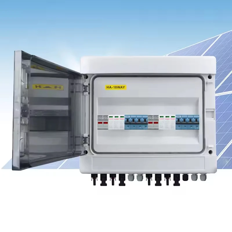 DHLX-PV1/1 พลังงานแสงอาทิตย์ PV Combiner กล่องป้องกันฟ้าผ่า 1 อินพุต 1 Out DC500V ฟิวส์ MCB SPD HT กล่องกันน้ํา IP65