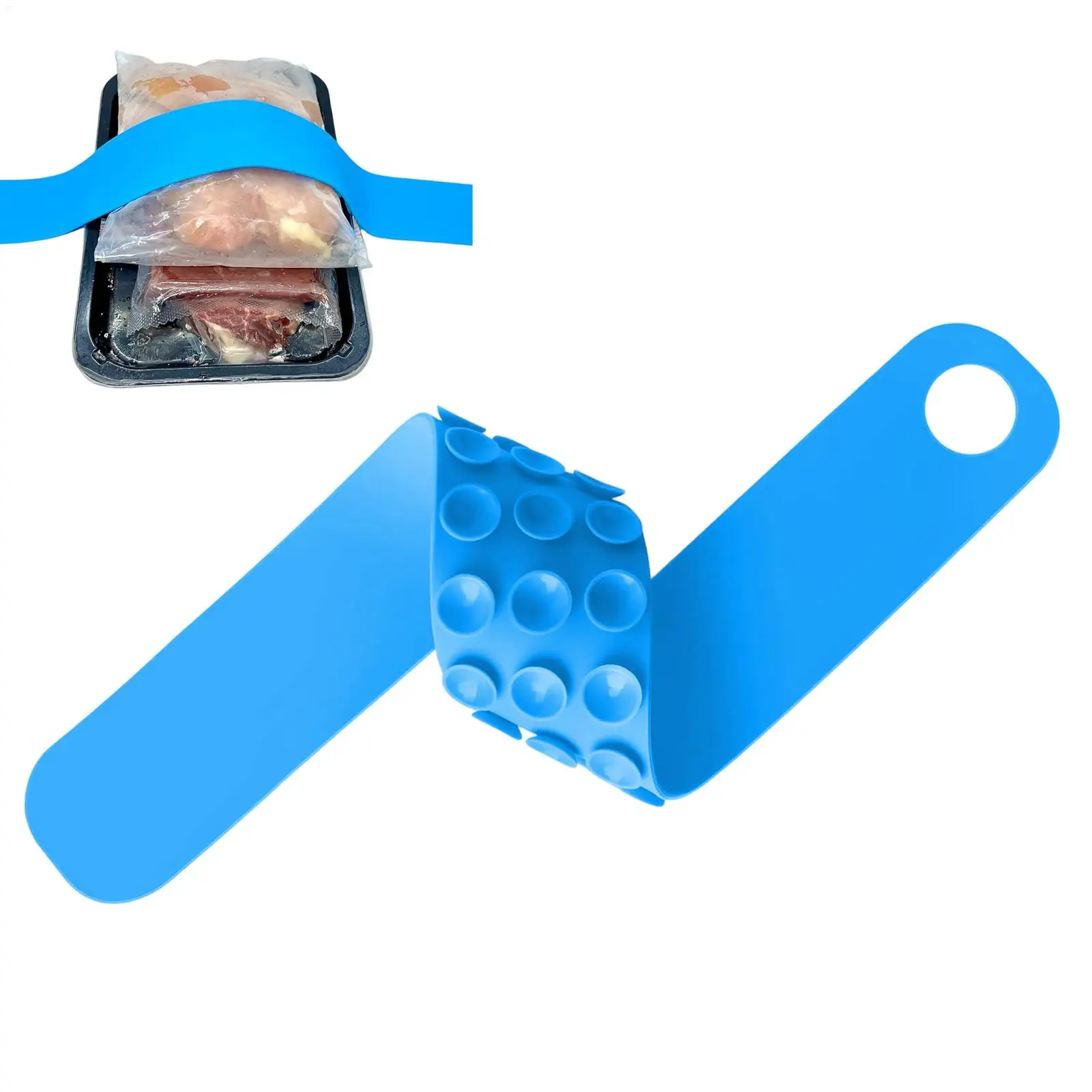 Thaw Belt 1PC Silicone Meat Thaw Belt Defrosting Stripes Rapid Thaw Defrosting Belt Multifunctional Safe Quick Thaw Belt