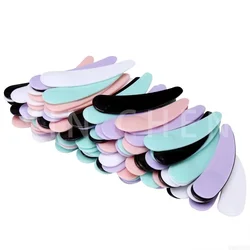 Mini spatule incurvée de poulet pour masque cosmétique, cuillère à crème pour masque de maquillage, anciers de crème pour les yeux, kits d'outils de beauté pour le visage, 100 pièces