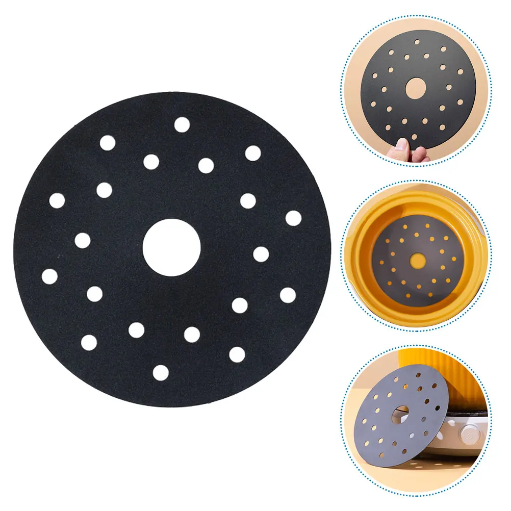 

2 Pcs Heat Conduction Sheet Food Grade Ceramic Stainless Steel Induction Plate Cookware Stove Diffuser Black