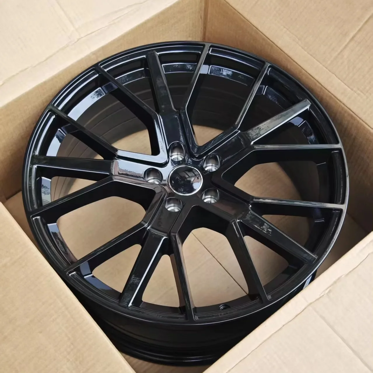 

Aluminum Alloy Car Wheels 19 20 21 22 Inch Gloss Black 5 Holes PCD 112 Sport Muti Spoke Rims for Audi RS6 RS8 RS7 A4 A5 A6 A8