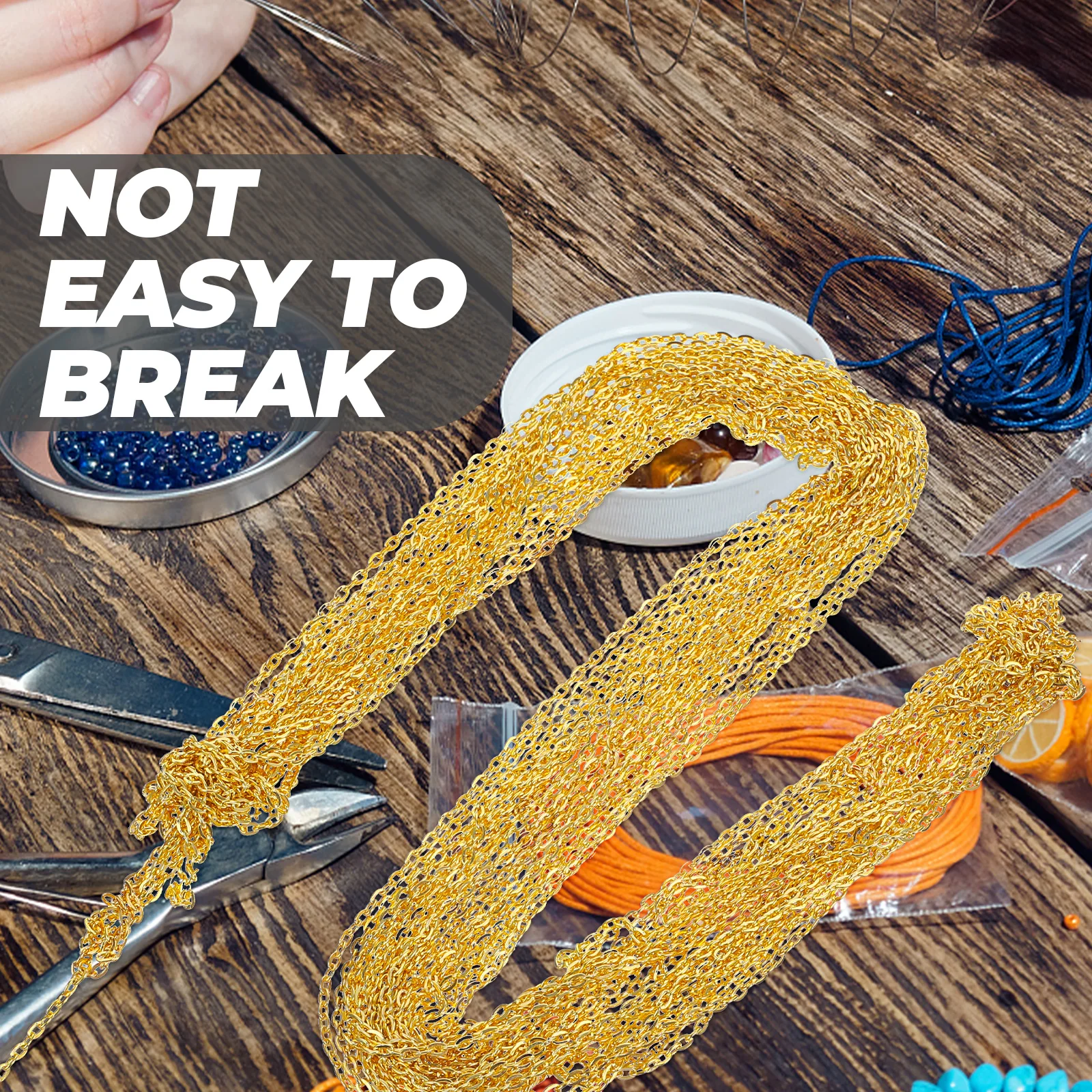 

Craft Bags Iron Jewelry Diy Supplies Chains Necklace Chain Making Chain For Chains For Necklaces Necklace Smooth
