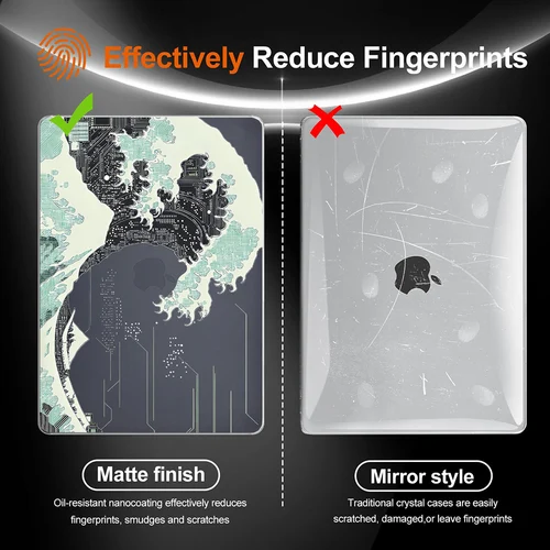 Imagen 2 del producto Funda de portátil para Macbook Air de 13,6 pulgadas M4 M3 M2 2025 2024 2022 A3240 A3113 A2681, funda mate ultrafina + funda para teclado + protector de pantalla