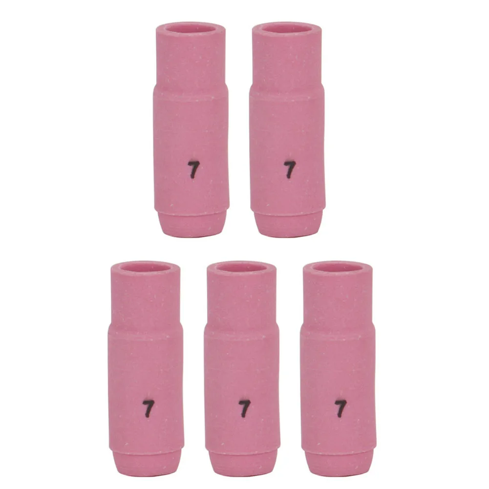 

5 шт. сопел-колпачков из оксида алюминия 10N47 с отверстием 11 мм для горелок WP 17, 18, 26 для TIG-сварки, расходные материалы