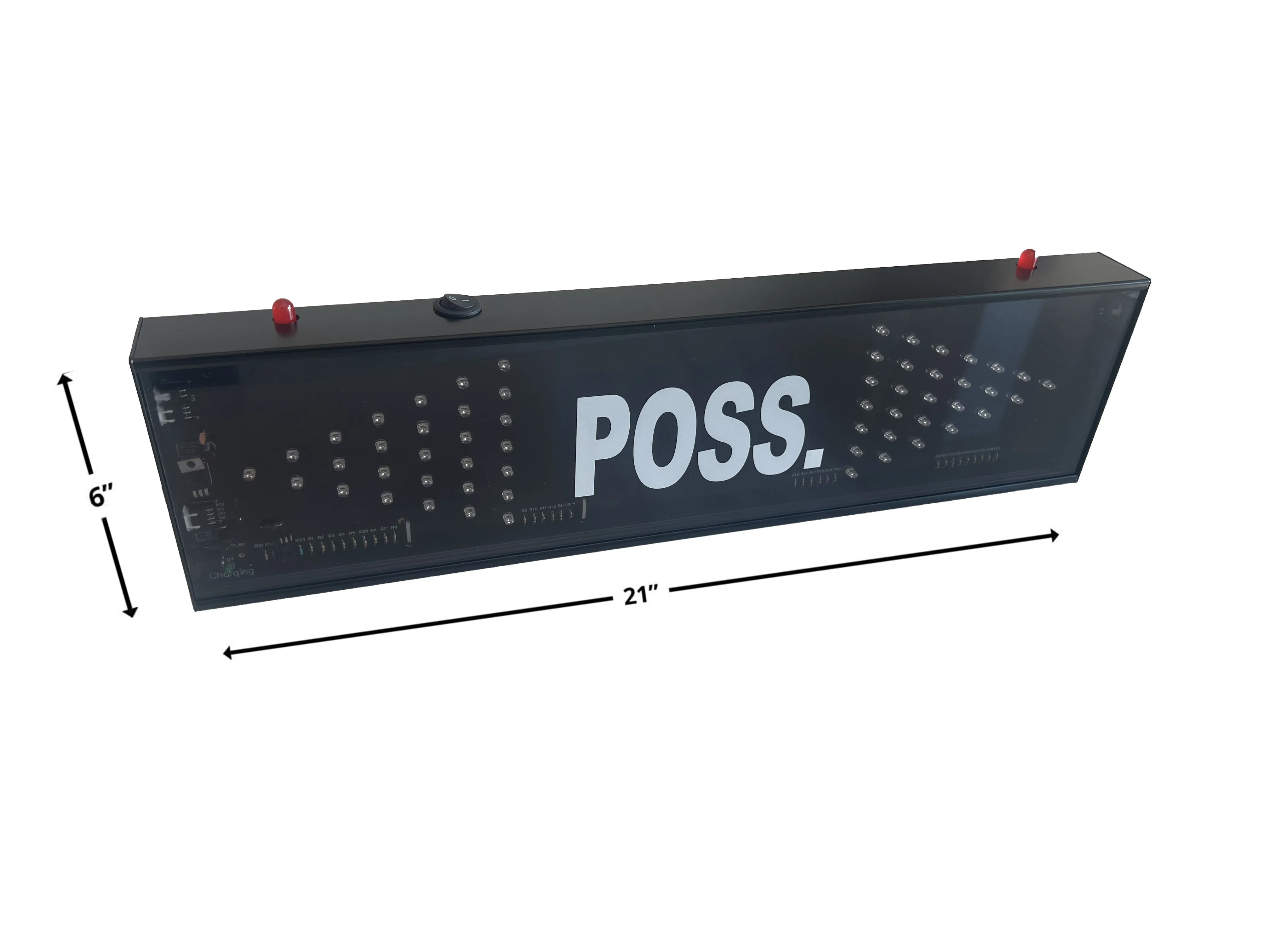 BSN SSG Champion Indicatore di posaggio per basket, indicatore di presenza di pallacanestro a LED, spina americana a LED elettronica a grande schermo