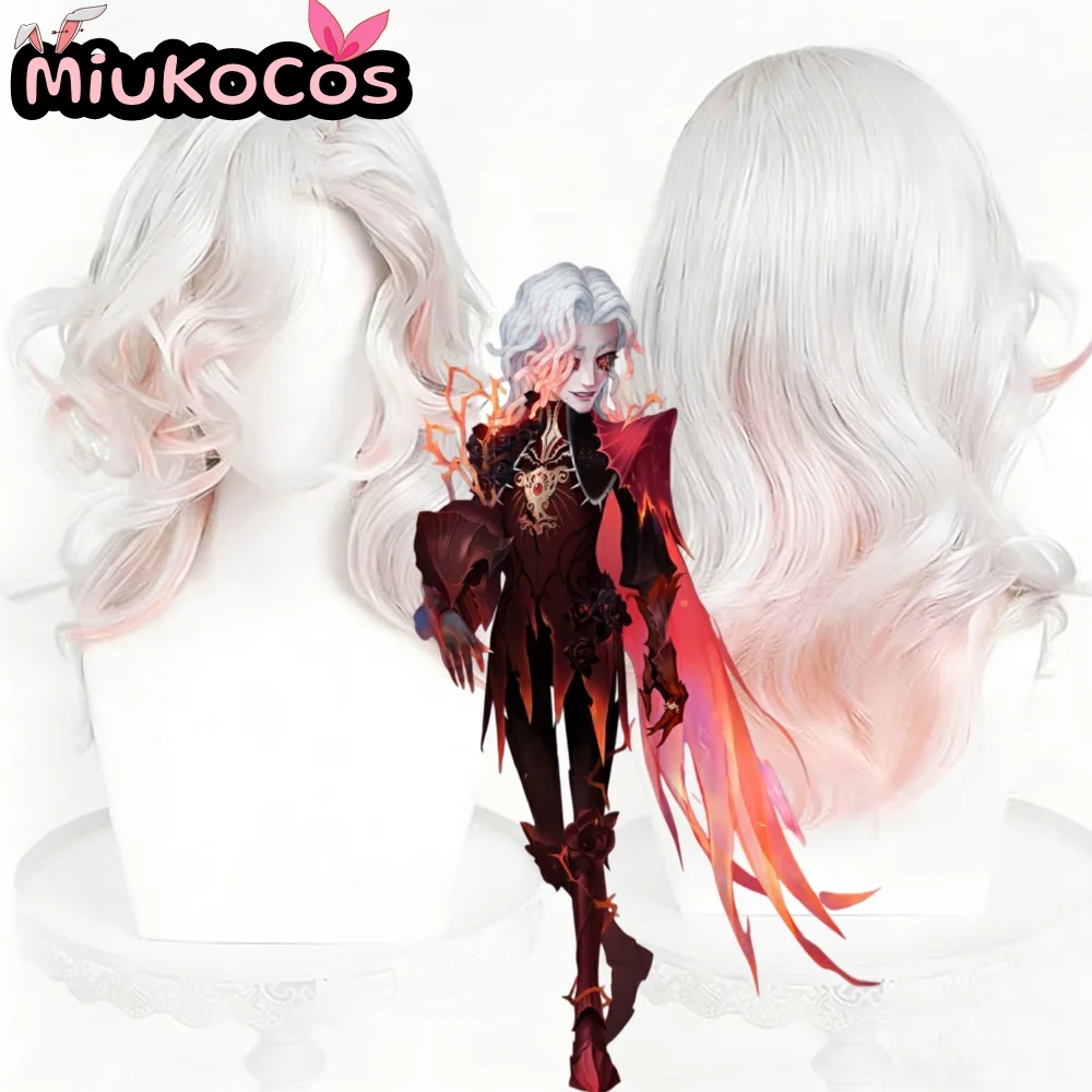 IN STOCK Red Knight Richard Sterling Cosplay Wig MiukoCosplay Game Identity V Cosplay