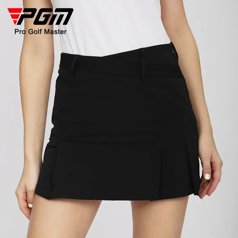 PGM 2024 New Summer Slim Lady Golf Tennis Good Clothing Pleats A-skirt Elastic Sports Wear Casual Hip Skirt Women Comfortable