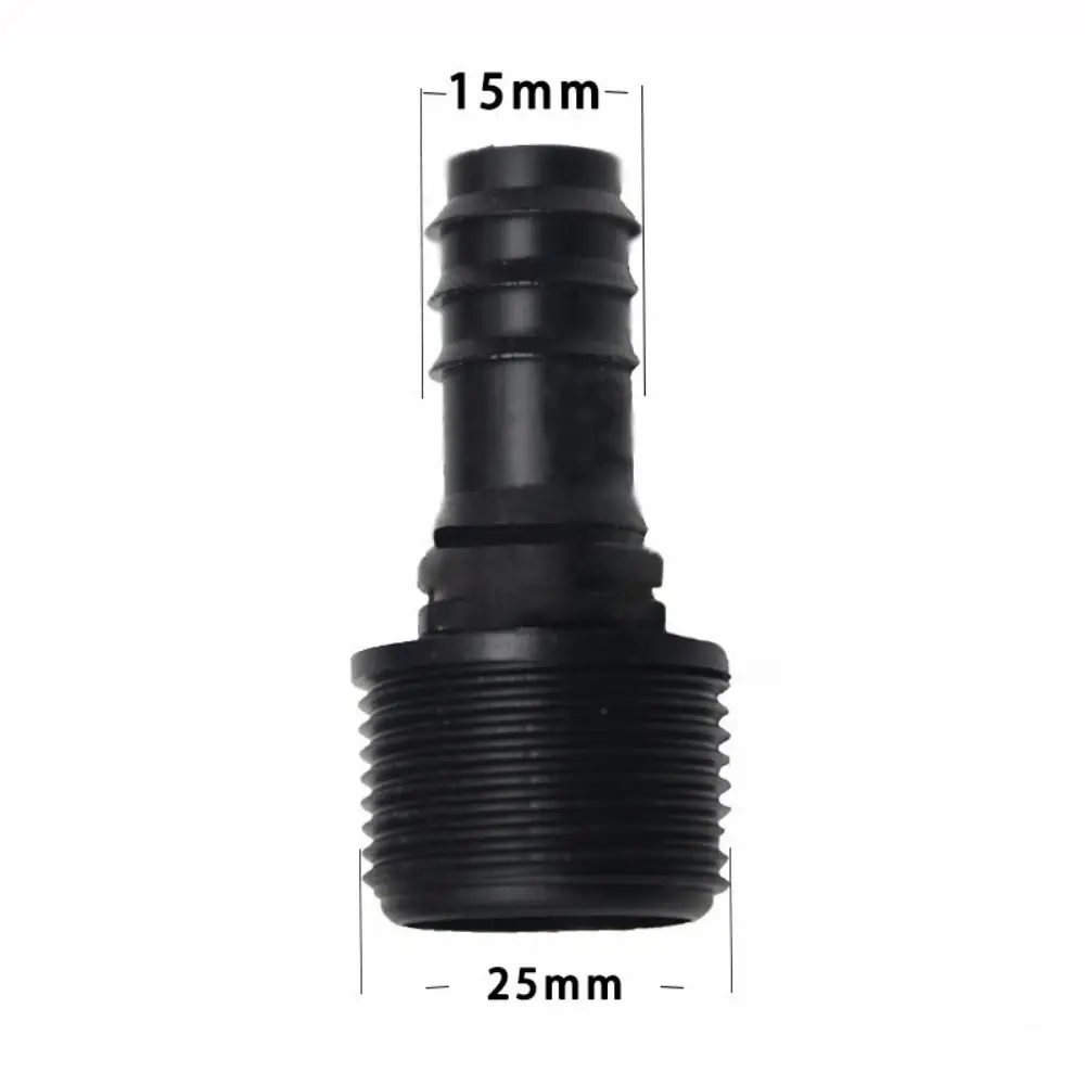 Practical Female Male Thread Garden Hose Barb Connector 16mm 20mm 25mm PE Screw Joint 1/2 3/4 To 1/2 3/4 1 Inch