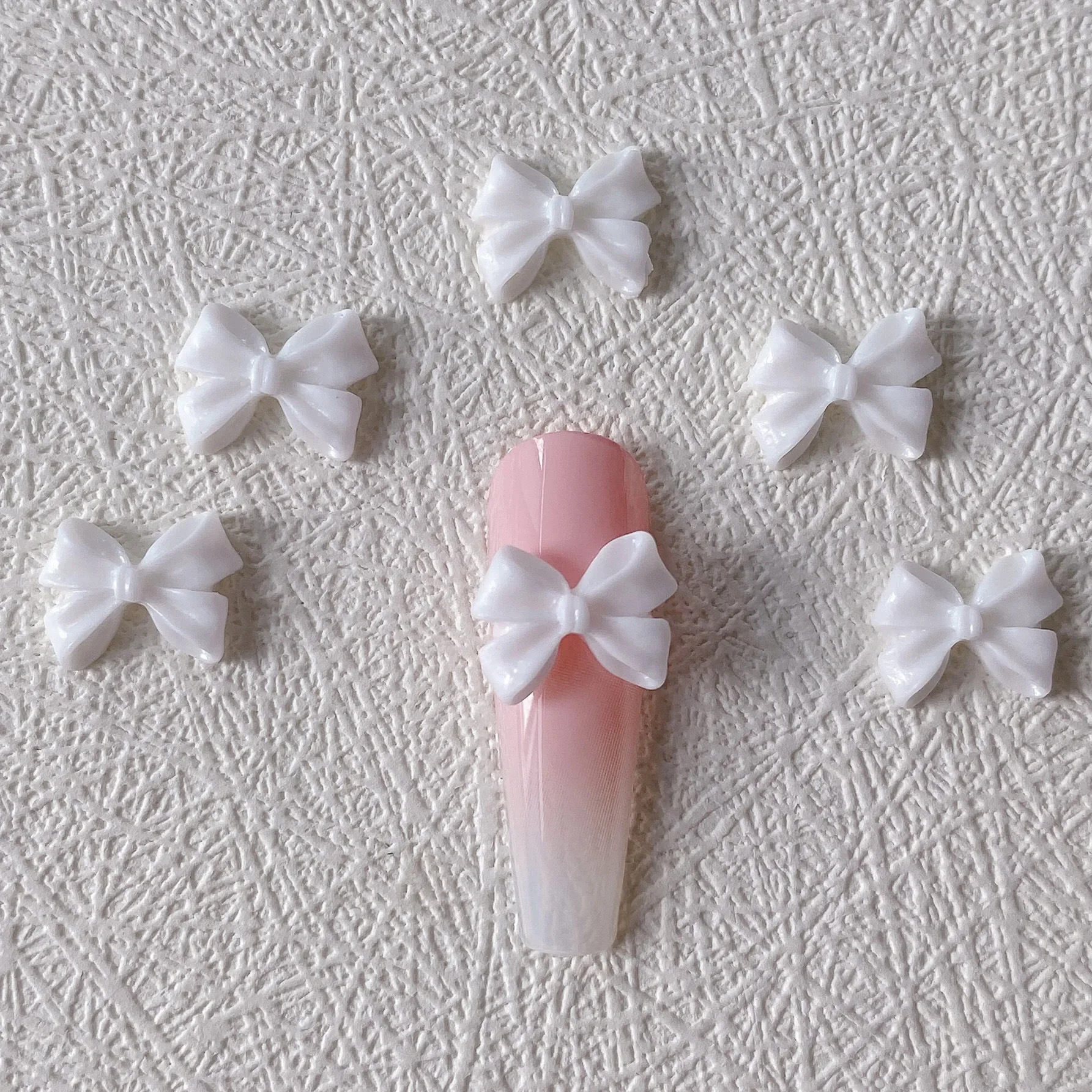 500 قطعة من إكسسوارات الأظافر الأكثر مبيعًا على شكل ربطة عنق - إكسسوارات أظافر عصرية من الراتنج ذاتية الصنع لمظهر مانيكير أنيق وساحر #6