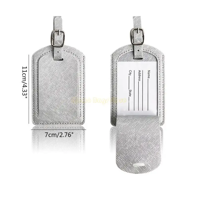 X90D PU PULHO Bagagem couro Card identificação Presente lua para lua para lua