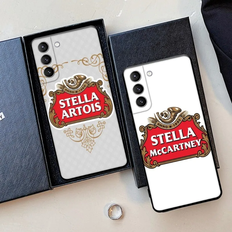 Stella Artois Beer  Phone Case For Samsung Galaxy S22 23 21 S20 FE Ultra S10 S9 S8 Plus S10e Note 20Ultra 10Plus Cover