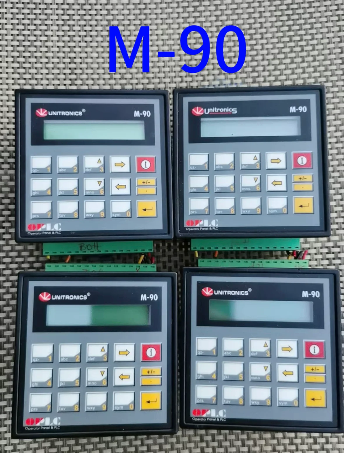UNITRONICS PLC oil-water separation program controller M-90 test is OK