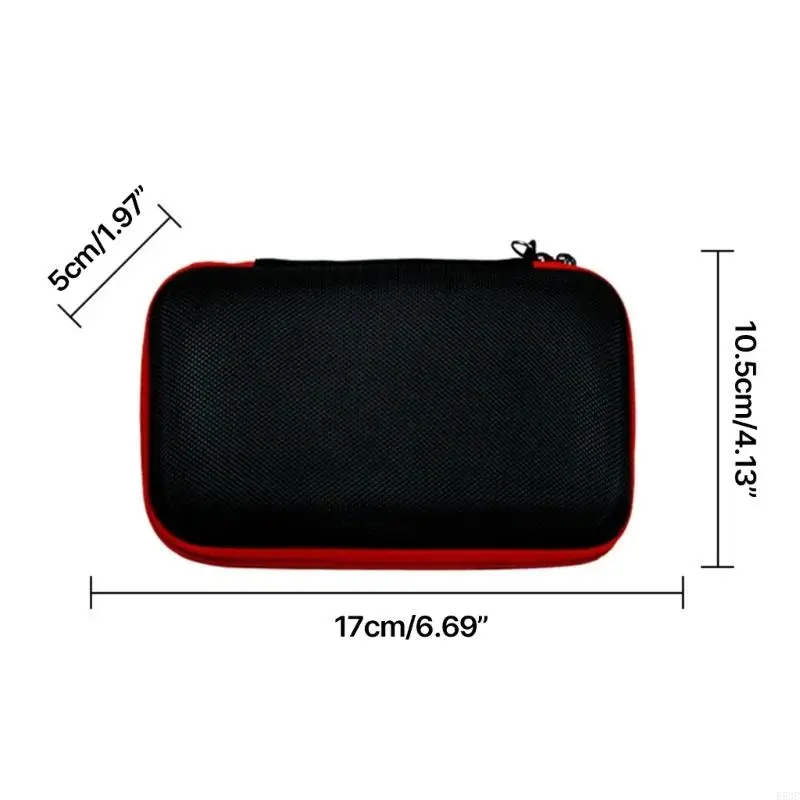 R53C Portable Travel Carrying Case Bag Shockproof Protective Cover Storage Solution for Powkiddy RGB30 Game Consoles