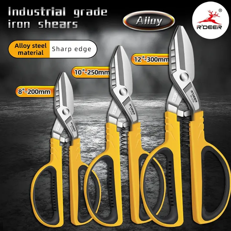 

toughbuilt american style Iron Sheet Scissors Industrial alloy steel Metal wire Powerful Multi-function scissors Hand Tools