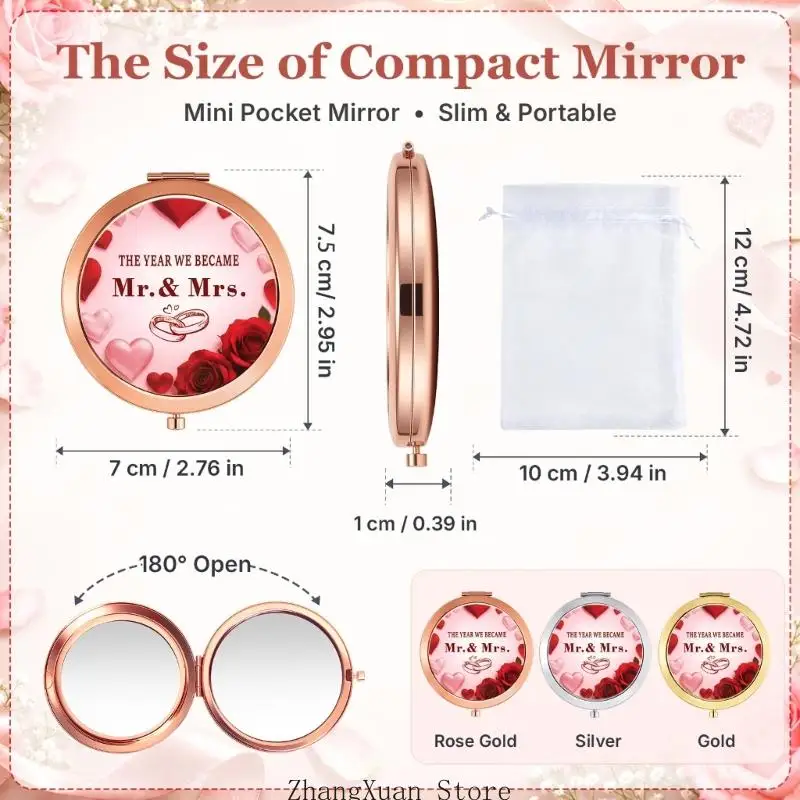 Schminktisch-Set für den Hochzeitstisch, 10 Glasstücke Taschenformat für Gäste, 3 x – Detail 6