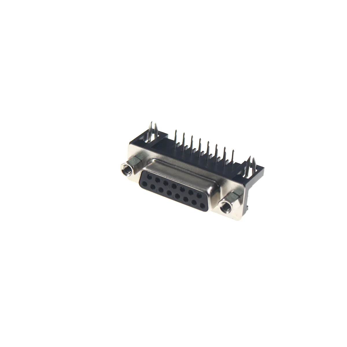 5Pcs DR9 DR15 DR25 DR37 Hole/Pin Female/Male right angle Welded d-sub Connector RS232 serial port adapter DB9 9/15/25/37 pin