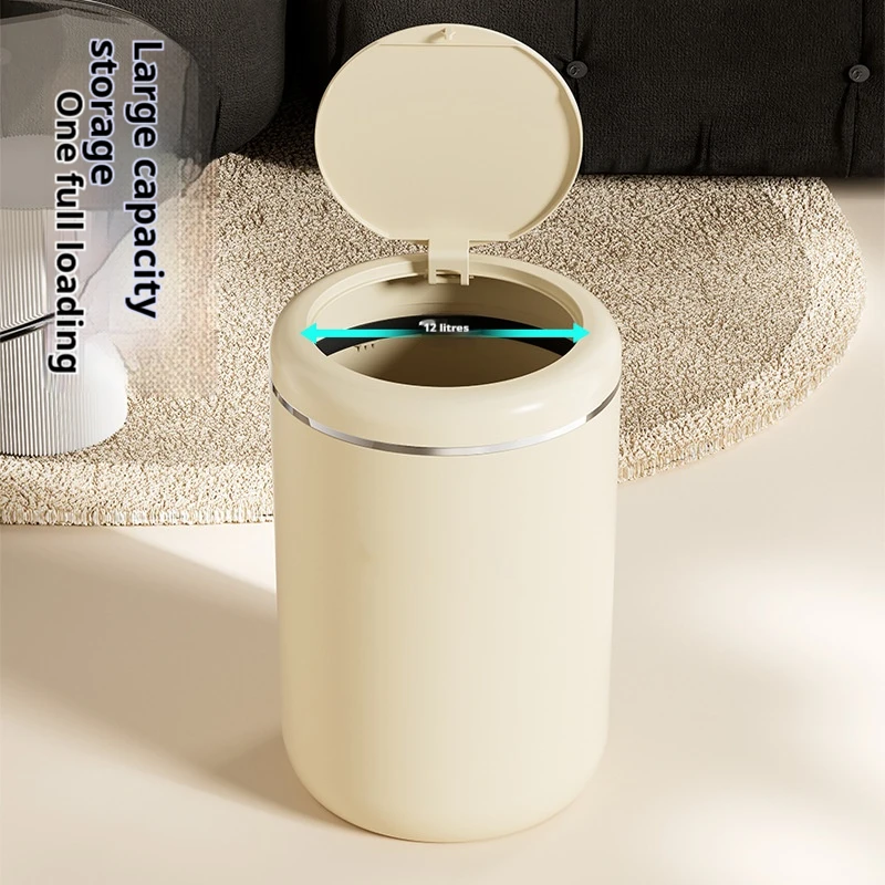 Trash can with pop-up lid Waterproof with cover Room Kitchen toilet Bathroom waste storage box desktop storage box Home Supplies