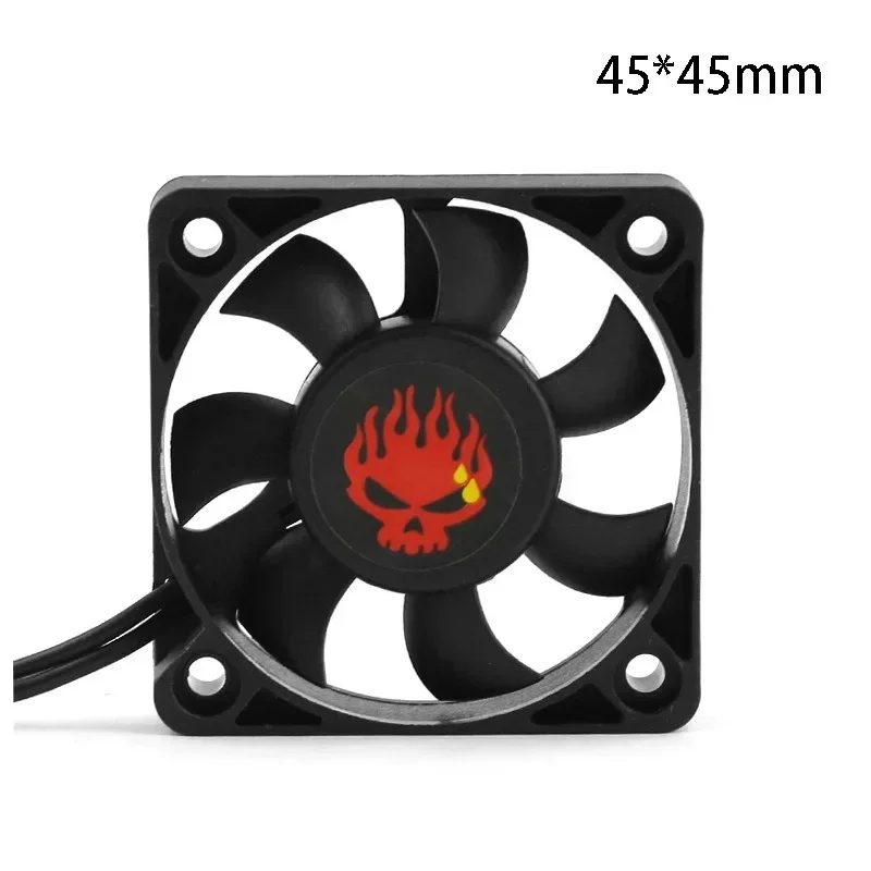 High-speed Cooling Fan 25mm 30mm 35mm 40mm 45mm 50mm For 1/10 RC Car ESC Motor Heat Dissipation Universal Parts