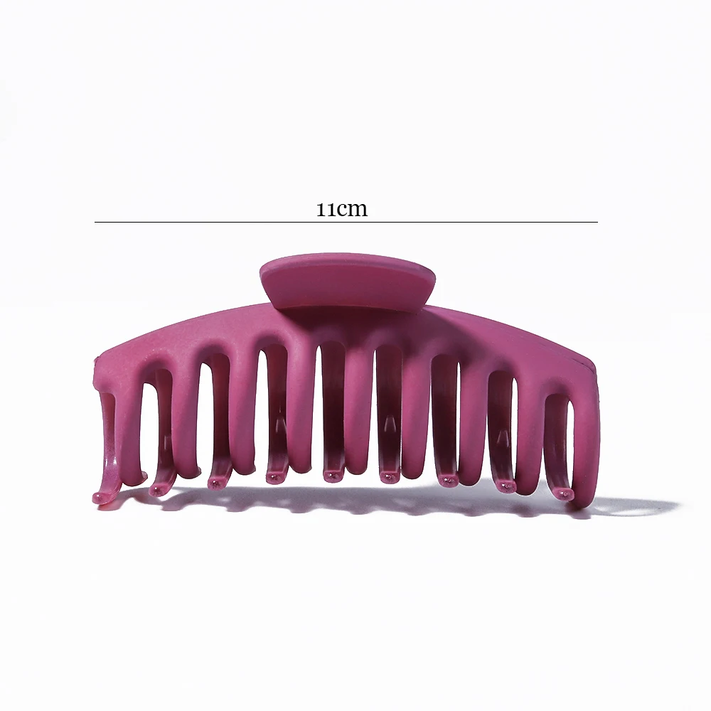 Solid Color Large Claw Clip Crab Barrette for Women Girls Hair Claws Bath Clip Ponytail Clip Hair Accessories Gift Headwear