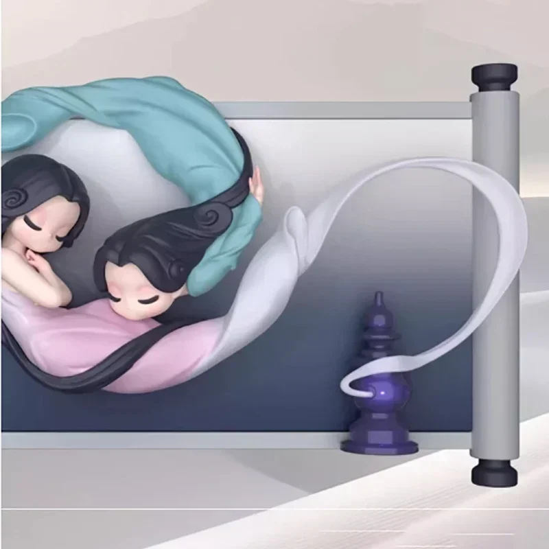 

52TOYS Sleep Chinese Serolls Series Blind Box Toys Kawaii Anime Action Figure Surprise Mystery Box Dolls Girls Gift