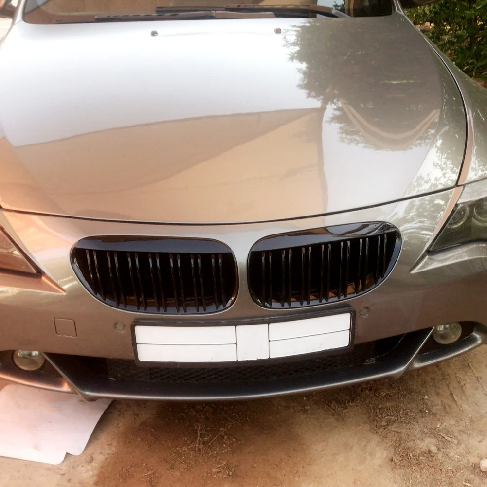 Kisi Kisi Bumper Ginjal Depan untuk BMW 6 Series E63 E64 2004-2010 Aksesori Mobil