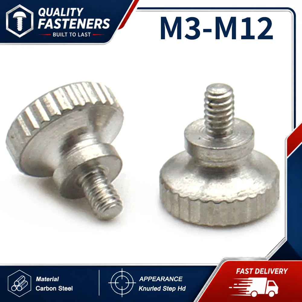 1/2/6PCS 304 Edelstahl Hochstufige Rändelschraube M2 M2,5 M3 M4 M5~M12 Handgriffknopfschrauben Rändelschrauben Länge 3 - 35mm