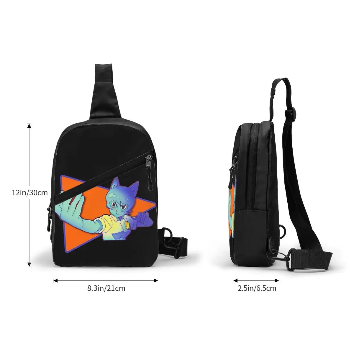 ニコール・ガムボール・ワッターソンチェストバッグメンズスリングクロスボディバックパックチェストバッグ旅行ハイキングデイパックショルダーバッグ