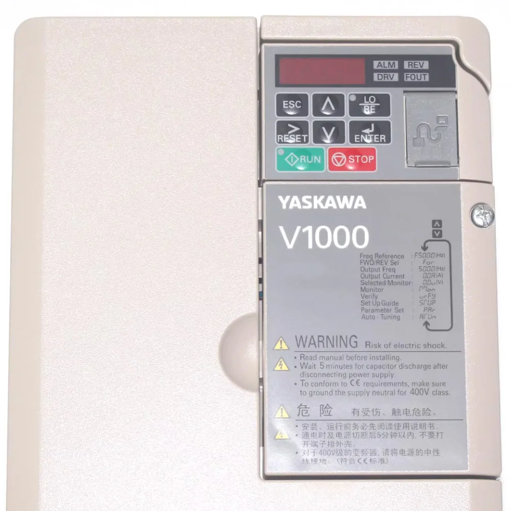 Yaskawa Elevator Inverter 7,5KW/5,5 V1000 CIMR-VB2A0030FBA 1 pezzo